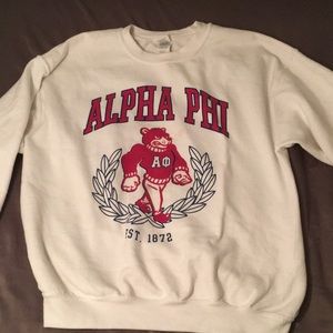 Alpha phi sweatshirt